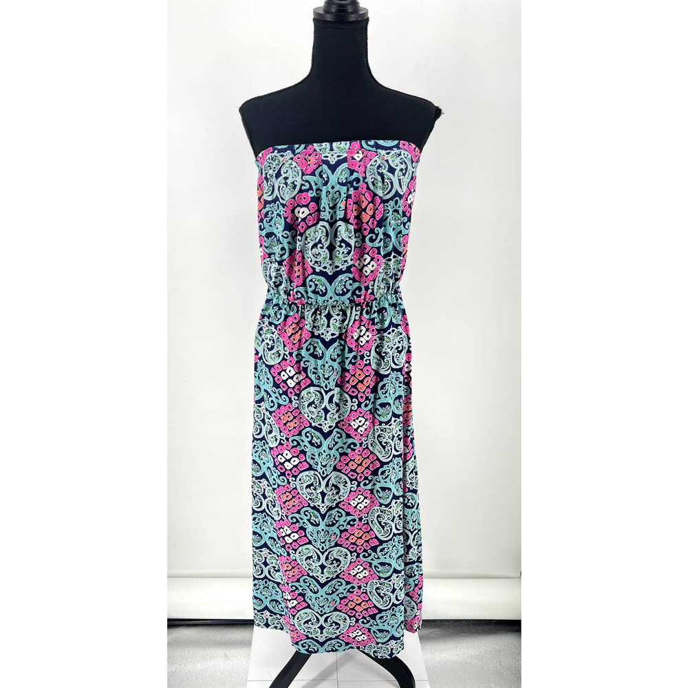 Lilly Pulitzer marlisa strapless maxi dress L